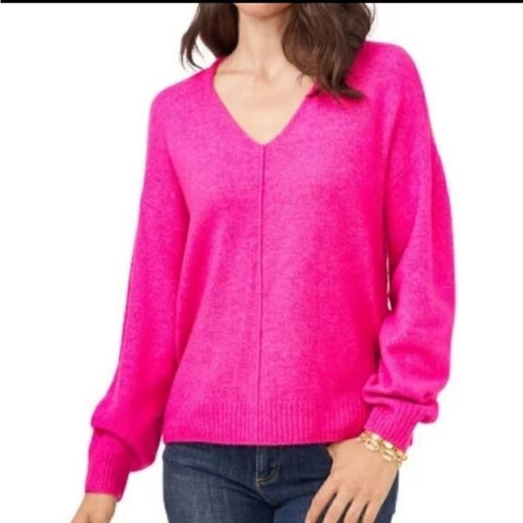 Vince Camuto V-neck Paradox Sweater NWT - Picture 1 of 7